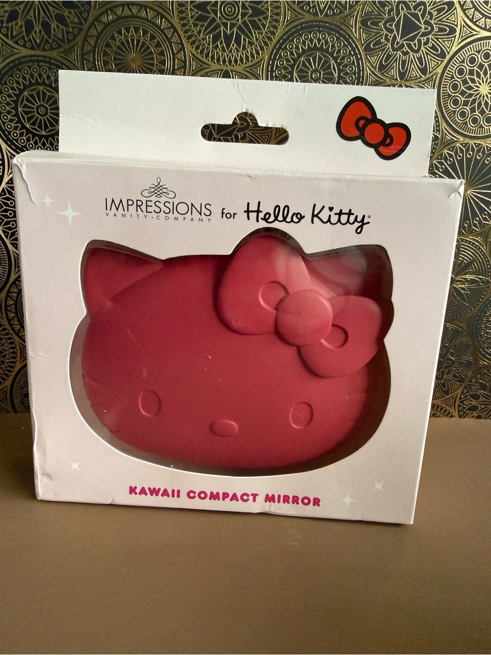 Hello Kitty Pink & White Kawaii Compact Mirror